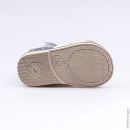 022071-22 Туфли летние для девочки бел-син фото №3