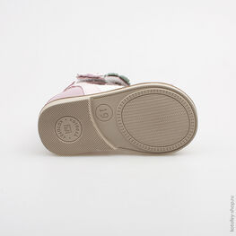 022072-21 Туфли летние для девочки бел-сир фото №3