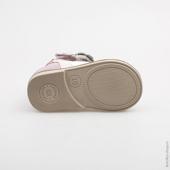 022072-21 Туфли летние для девочки бел-сир фото №3