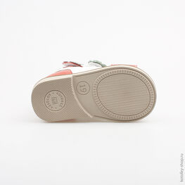 022076-21 Туфли летние для девочки бел-крл фото №3