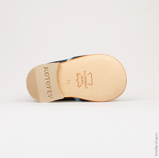 031008-26 Туфли для мальчики светло-синий фото №3