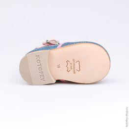 031017-25 Туфли для девочки голубой фото №3