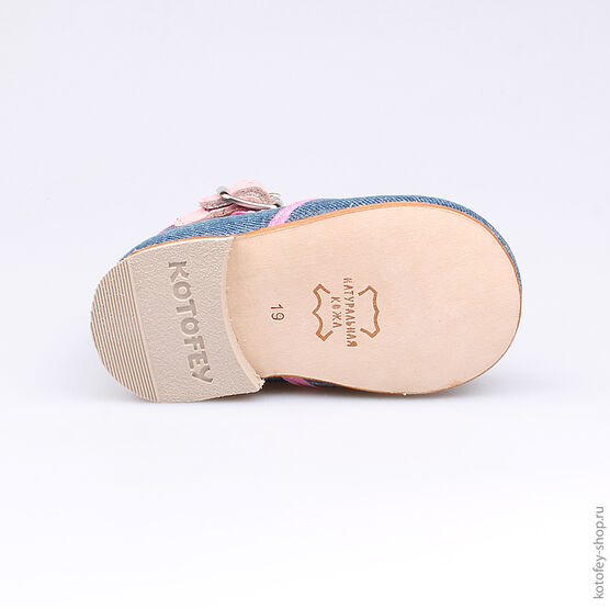 031017-25 Туфли для девочки голубой фото №3