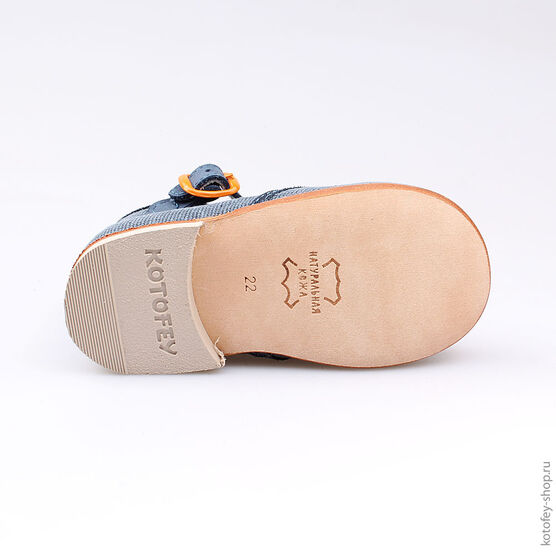 031027-21 Туфли для мальчики светло-синий фото №3