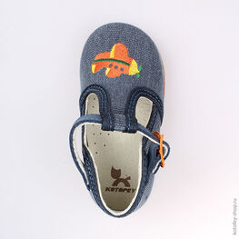 031027-21 Туфли для мальчики светло-синий фото №4