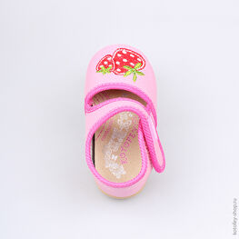 031039-71 Текстильная обувь для девочки розовый фото №4