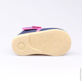 031040-71 Текстильная обувь для девочки син-фук фото №3