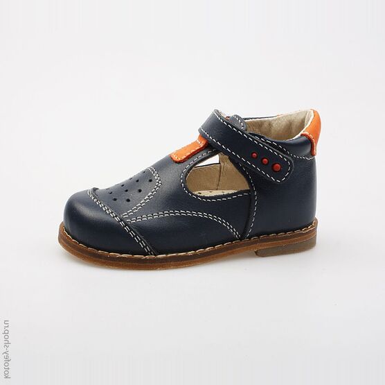 032016-21 Туфли для мальчики син-ора фото №2