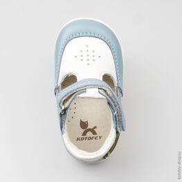 032043-22 Туфли для мальчики гол-бел фото №4