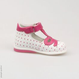 032054-22 Туфли для девочки бел-фук фото №2