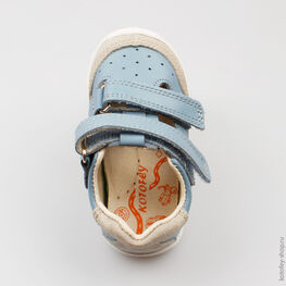 032055-21 Туфли для мальчики голубой фото №4