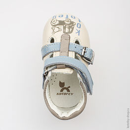 032058-21 Туфли для мальчики бежевый фото №4