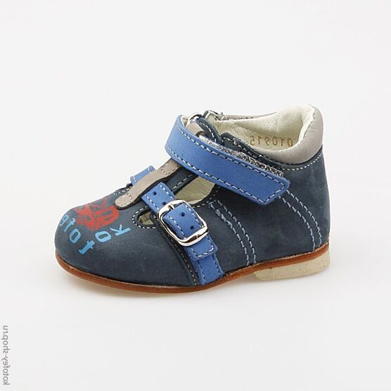 032058-23 Туфли для мальчики светло-синий