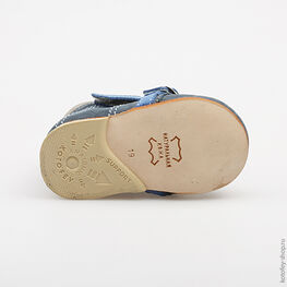 032058-23 Туфли для мальчики светло-синий фото №3