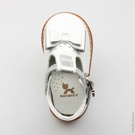 032061-22 Туфли для девочки белый фото №4