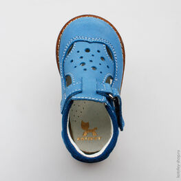 032063-21 Туфли для мальчики светло-синий фото №4