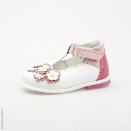 032065-24 Туфли для девочки бел-фук