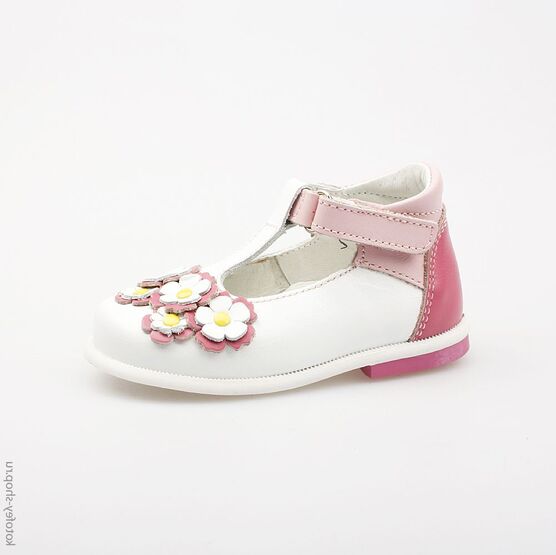 032065-24 Туфли для девочки бел-фук