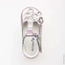 032065-25 Туфли для девочки сиреневый фото №4