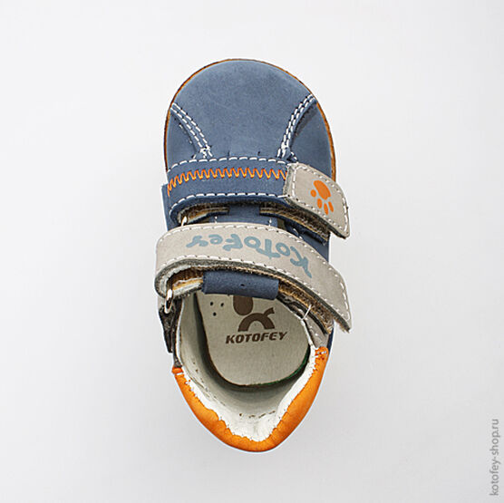 032069-21 Туфли для мальчики светло-синий фото №4