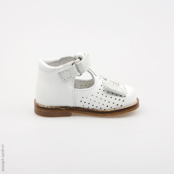 032074-21 Туфли для девочки белый фото №2