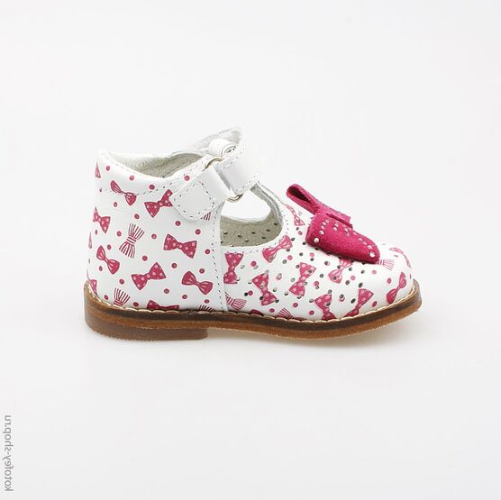 032075-21 Туфли для девочки бел-фук фото №2