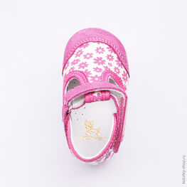 034006-21 Туфли для девочки фук-беж фото №4