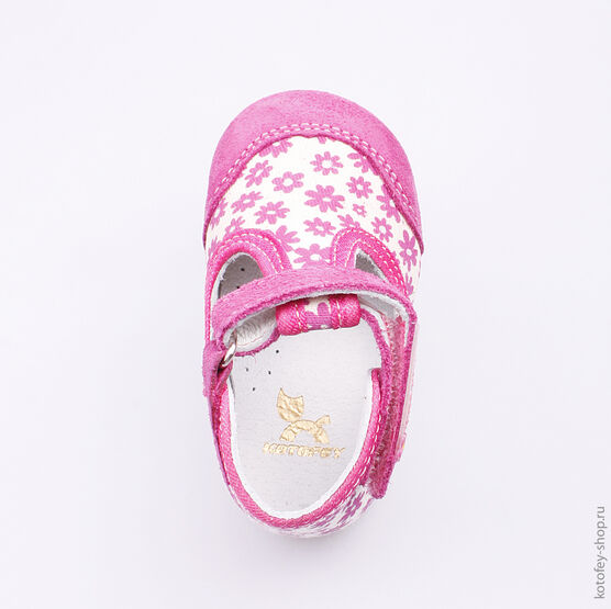 034006-21 Туфли для девочки фук-беж фото №4