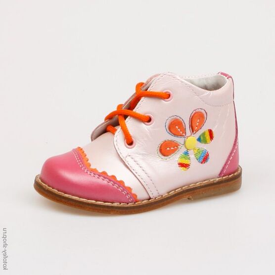 052056-29 Ботинки для девочки роз-фук