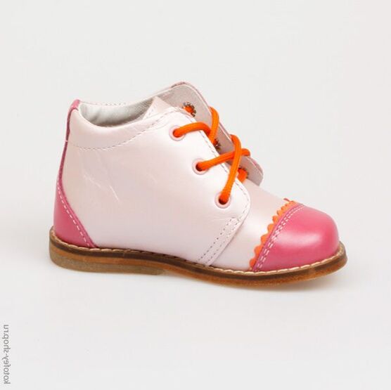 052056-29 Ботинки для девочки роз-фук фото №2