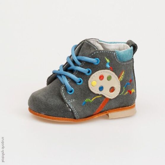 052061-25 Ботинки для мальчики серый