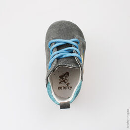 052061-25 Ботинки для мальчики серый фото №4