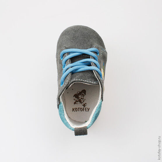 052061-25 Ботинки для мальчики серый фото №4