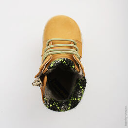 052078-38 Ботинки для мальчики желтый фото №4