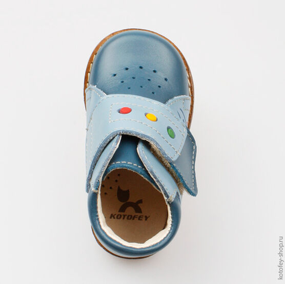 052099-22 Ботинки для мальчики гол-син фото №4