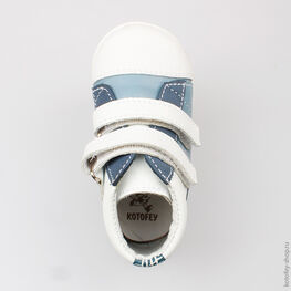 052100-22 Ботинки для мальчики бел-гол фото №4