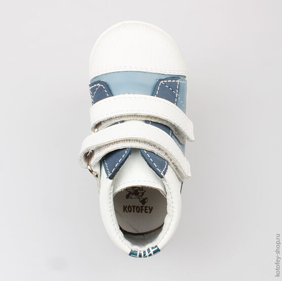 052100-22 Ботинки для мальчики бел-гол фото №4