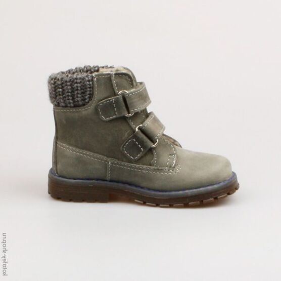 052106-32 Ботинки для мальчики серый фото №2