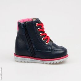 052107-34 Ботинки для девочки светло-синий фото №2