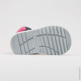 052107-34 Ботинки для девочки светло-синий фото №3