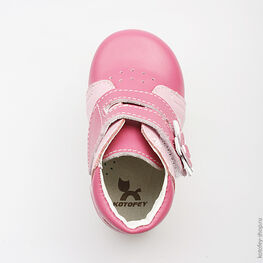 052110-21 Ботинки для девочки розовый фото №4