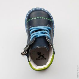 052111-21 Ботинки для мальчики светло-синий фото №4