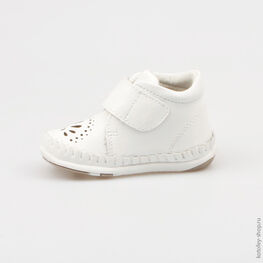 052114-22 Ботинки для девочки белый фото №2