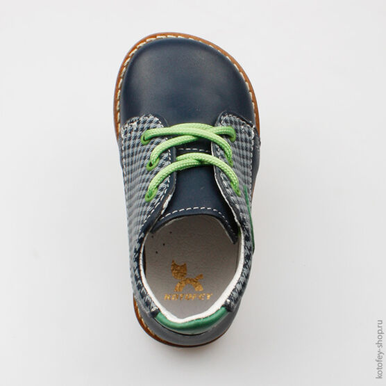 052115-21 Ботинки для мальчики светло-синий фото №4