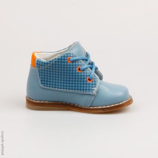 052115-22 Ботинки для мальчики голубой фото №2