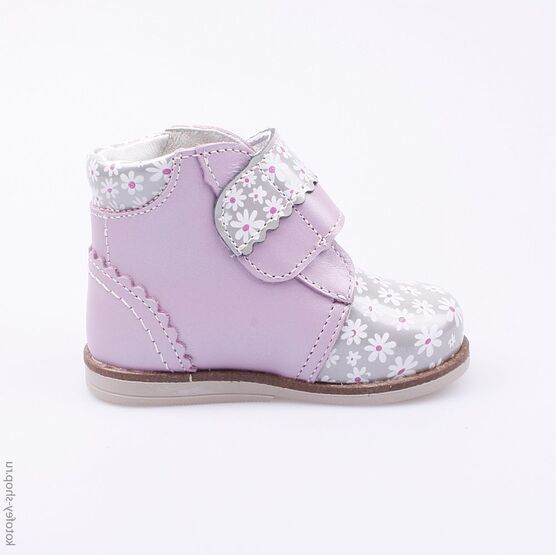 052121-21 Ботинки для девочки сер-сир фото №2