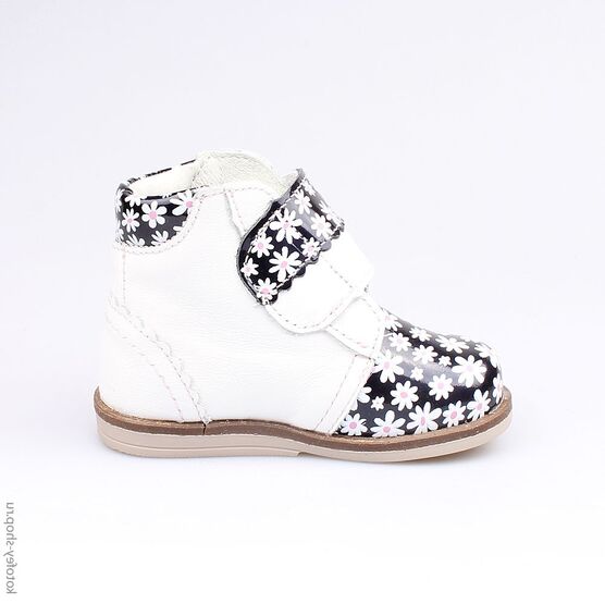 052121-22 Ботинки для девочки син-бел фото №2