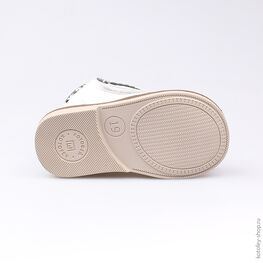 052121-22 Ботинки для девочки син-бел фото №3