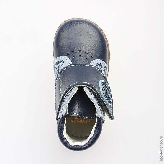 052122-22 Ботинки для мальчики син-гол фото №4