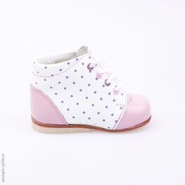 052123-21 Ботинки для девочки роз-бел фото №2